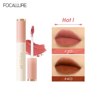 Focallure ลิปสติกลิปครีม Velvet-Matte เนื้อกํามะหยี่แบบนุ่ม