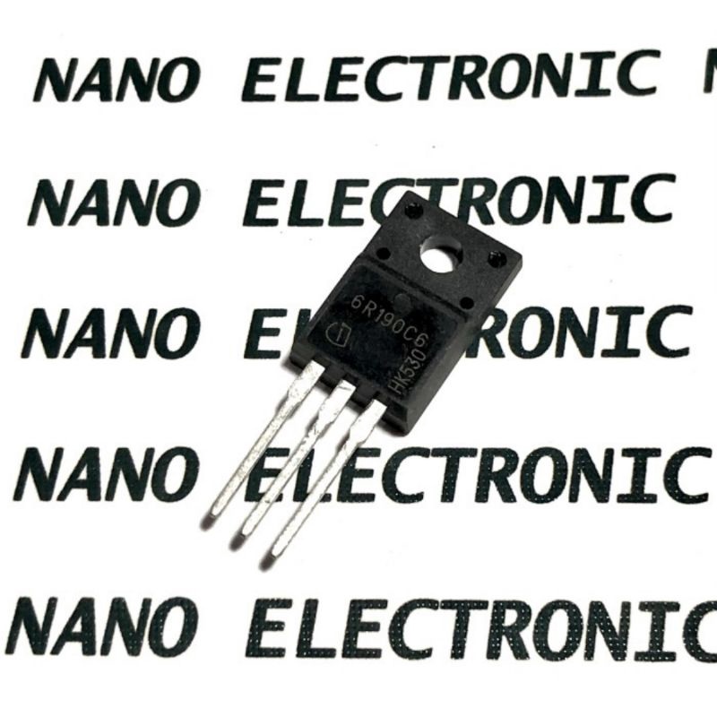 MOSFET 6R190C6 6R190 IPA6R190C6 TO-220F ทรานซิสเตอร์พลังงาน