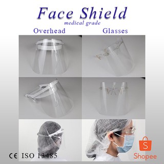 ราคา[พร้อมส่ง] Cotisen หน้ากาก Reusable Face Shield พร้อม boxแผ่น Refill 10 แผ่น