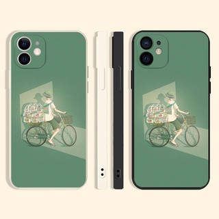 bicycle ปลาทอง เคสไอโฟน 12 13 pro max 8พลัส เคส iPhone 7 8 plus เคสมือถือ ภาพประกอบ case 11 pro Xr Xs X max se2020