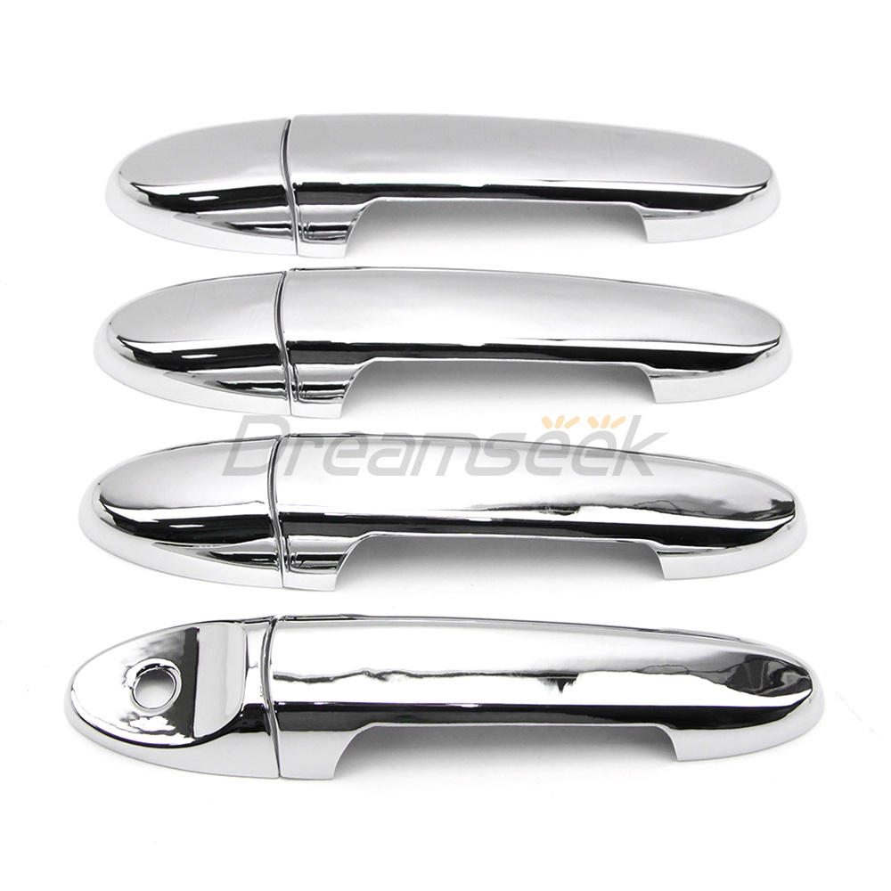 8pcs Chrome มือจับประตูสําหรับ Ford Escape Mazda Tribute Mercury Mariner 2001-2012 ABS Trim W/O สมาร
