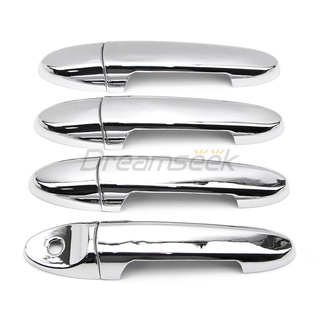 ฝาครอบมือจับประตูโครเมี่ยม สําหรับ Ford Escape Kuga Mazda Tribute Mercury Mariner 2001-2012 ABS Trim W/O Smart Keyhole 8 ชิ้น