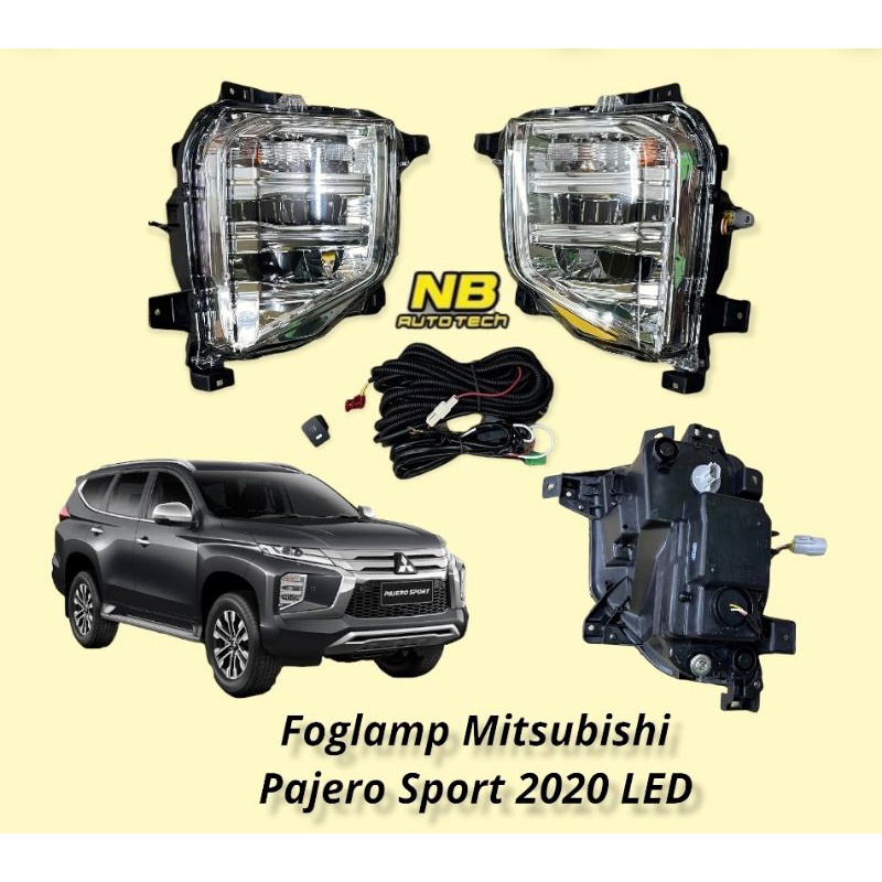 ไฟตัดหมอก Pajero Sport Led 2020 2021 2022 2023 ไฟสปอร์ตไลท์ มิตซู ปาเจโร่สปอร์ต foglamp Mitsubishi pajero sport led