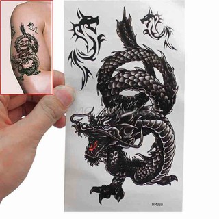 💎♥ Dragon Removable Waterproof Body Art รูปลอกสติ๊กเกอร์รูปลอกชั่วคราว