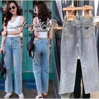 JH1927#มีS-L#ยีนส์ขากระบอก#jeans house