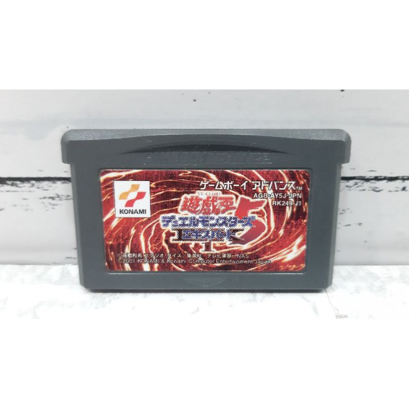 ตลับแท้ [GBA] [0015] Yu-Gi-Oh! Duel Monsters 5 Expert 1 (Japan) (AGB-AY5J) Gameboy Game Boy Advance 