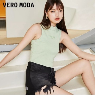 Vero Moda เวโรโมดาเสื้อครอปแขนกุด ไซส์ L