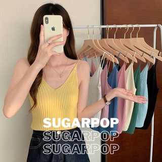 🍨🍭SugarPop🍬🍧 สายเดี่ยว ผ้าไหม พรม ผ้าดีมาก ยืดได้เยอะ (Ref #098)