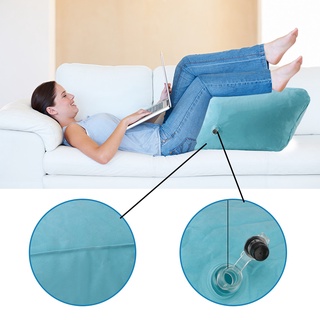 【บลูไดมอนด์】HILIFE Knee Leg Pillow Pregnant Woman Foot Rest Legs Lift PVC Soft Pillows Comfort Inflatable Portable Cushi