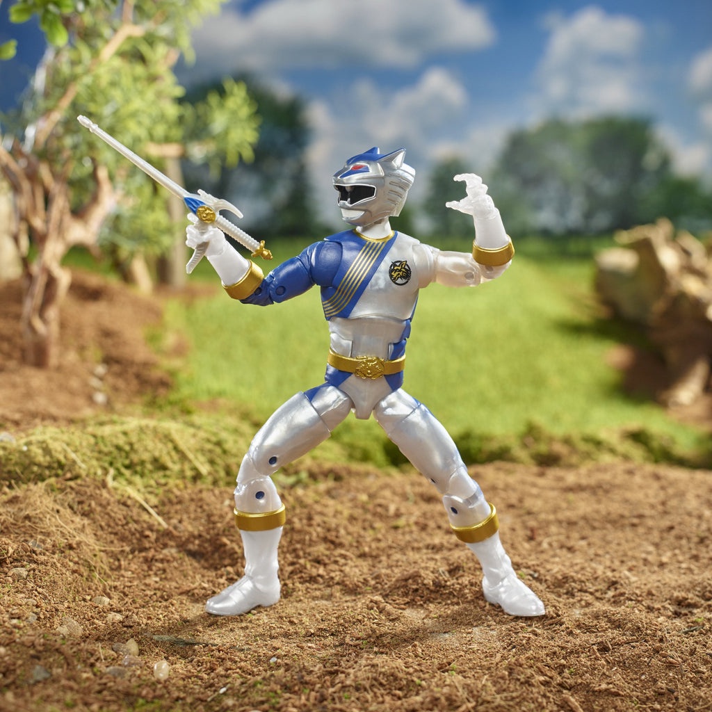 Hasbro Power Rangers Lightning Collection Wild Force Lunar Wolf Ranger ...