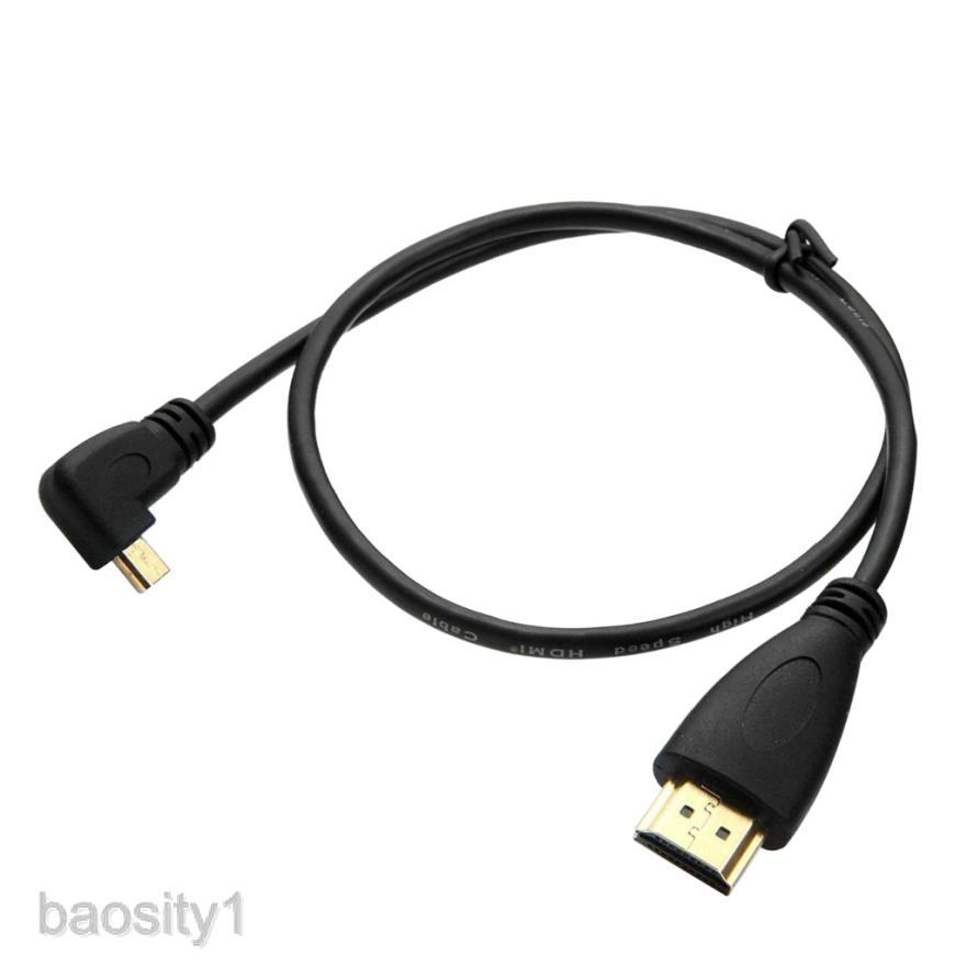 ✨พร้อมสต็อก✨0.5 M High Speed Micro HDMI Male to HDMI Male สายแปลงอะแดปเตอร์[baosity1]