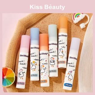 ลิปเซต Kiss Beauty ลิปเป็ดเซต 3ชิ้น ลิปสติกเนื้อแมท ติดทนนาน เคลือบลิปกันน้ำ สีแน่นมาก ไม่เยิ้มระหว่างวัน no.71481