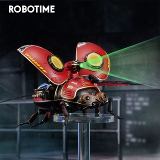 Robotime Rokr Scout Beetle จิ๊กซอว์โลหะ ABS รูปด้วง 3D ประกอบง่าย ของเล่น ของขวัญวันเกิด DIY MI02