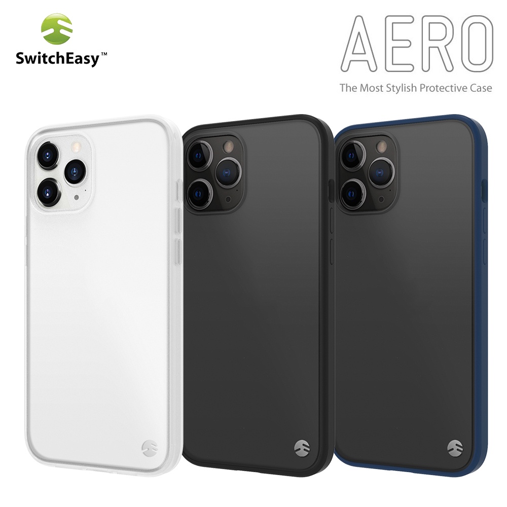 SwitchEasy Aero Case สำหรับ iPhone 12 Pro Max / 12 Pro / 12 / 12 mini / 11 Pro เคสกันกระแทก ขอบนิ่ม หลังแข็ง