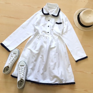 💕เดรสผ้า cotton oxford