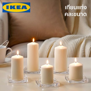 เทียนแท่ง เทียน คละขนาด FENOMEN IKEA อีเกีย