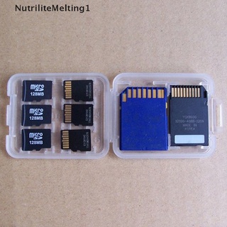 [NutriliteMelting1] กล่องเก็บการ์ดหน่วยความจํา Micro SD TF SDHC MSPD 8 ช่อง [TH]