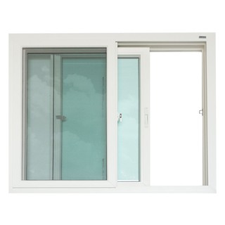 UPVC window DOUBLE SLIDING WINDOW VILANN SW2-100110 100X110CM WHITE Sash window Door window หน้าต่าง UPVC หน้าต่างUPVC บ