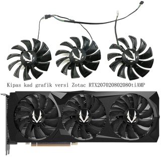 ใหม่ พัดลมระบายความร้อนการ์ดจอ ZOTAC/Sotai RTX 2070 2080 2080ti AMP version GA92S2U