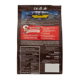 Loacker Quadratini Double Choc ล็อคเกอร์ ควอดราตินี ดับเบิ้ล ช็อก เวเฟอร์รสโกโก้สอดไส้ครีมช็อกโกแลต 250 กรัม