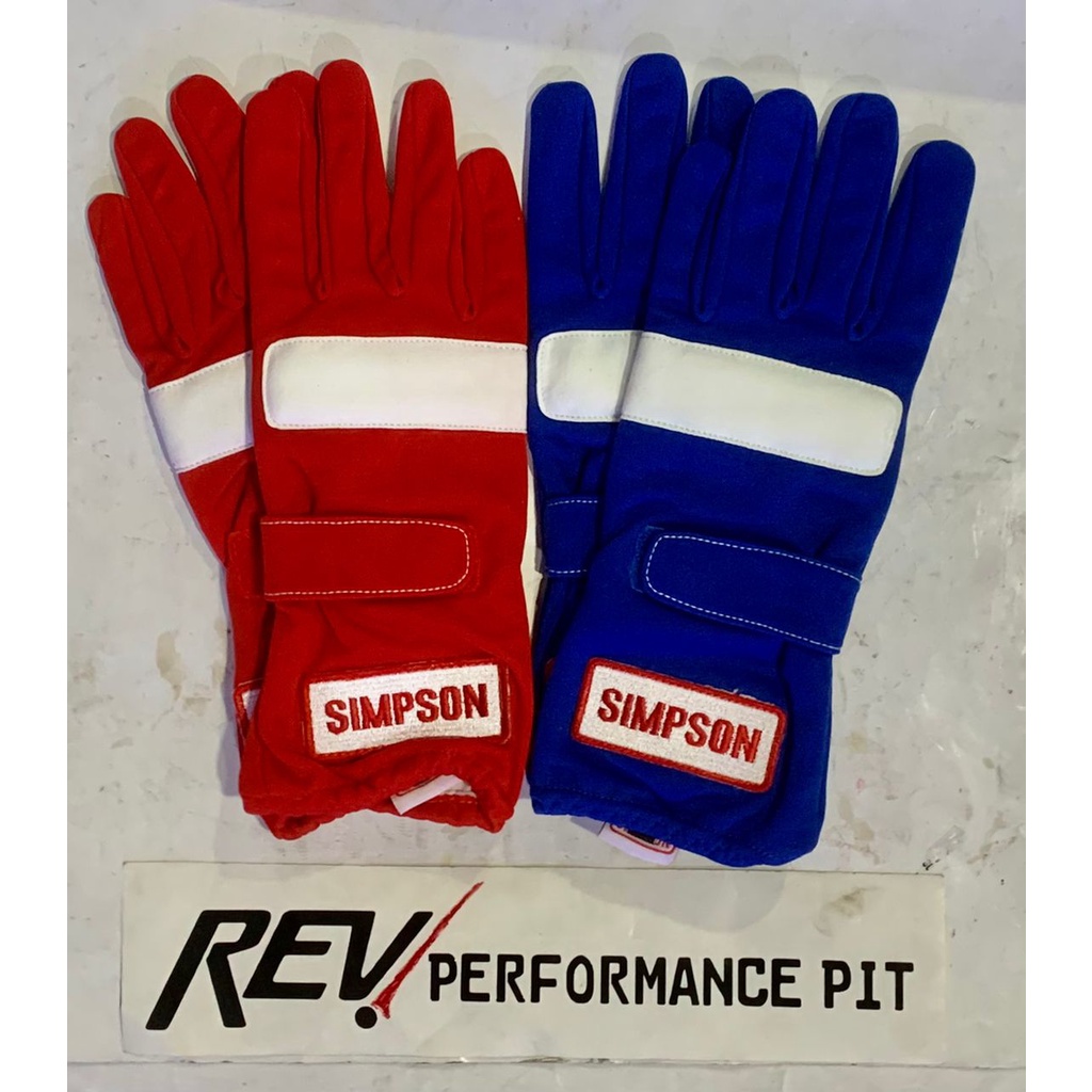 ถุงมือ Simpson Racing M Size