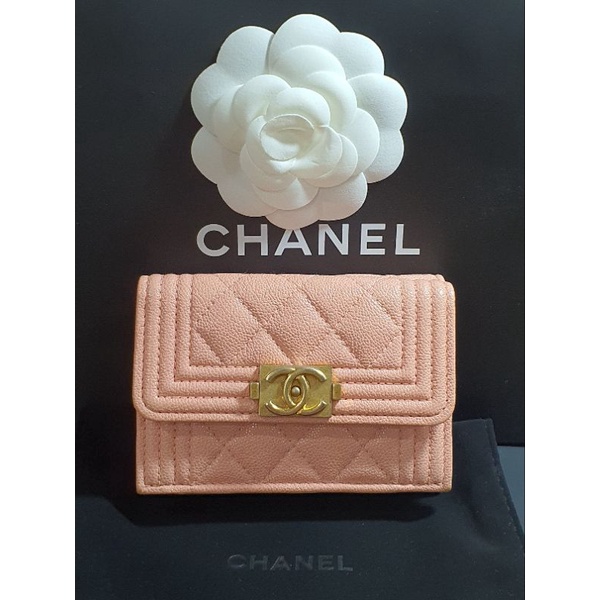 Chanel Boy Mini Trifold Wallet Yr19
