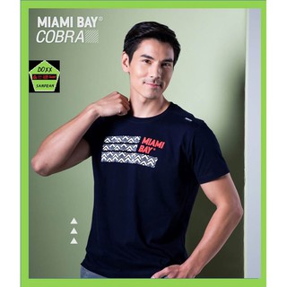 Miami bay เสื้อคอกลม ชาย รุ่น Cobra สีกรม