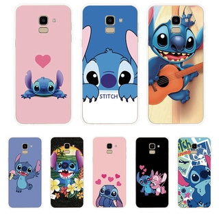 Samsung Galaxy J2 Pro J4 J4+ J6 J6+ Plus J8 2018 Soft TPU Silicone Phone Case Cover ตะเข็บ