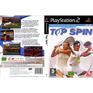 แผ่นเกมส์ PS2 Top Spin   คุณภาพ ส่งไว (DVD)