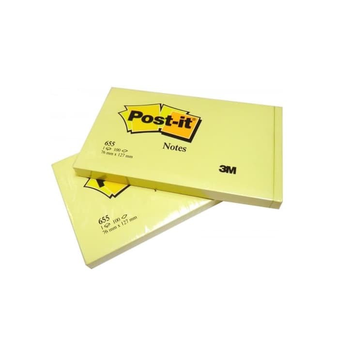 3M POST IT NOTE 655 73 X 123MM