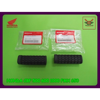 HONDA CBF 500 600 1000 FMX 650 "FRONT" FOOT REST PEG RUBBER SET "GENUINE PARTS" // ยางพักเท้าหน้า ของแท้ ฮอนด้าแท้