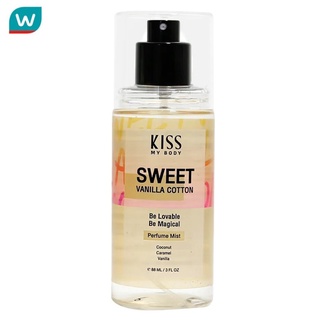 Kiss My Body คิส มาย บอดี้ เพอร์ฟูม มิสต์ สวีท วานิลลา คอตตอ…