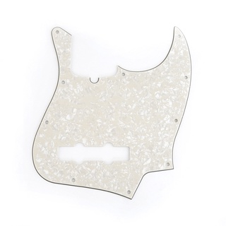 Musiclily Pro 10-Hole Style J Bass Pickguard สําหรับ 4 สายอเมริกันแจ๊สเบส 4 ชั้นมุก