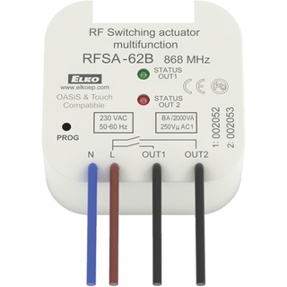 สินค้า *พร้อมส่ง*  RFSA-62B/230V | Switch unit, 2-channels