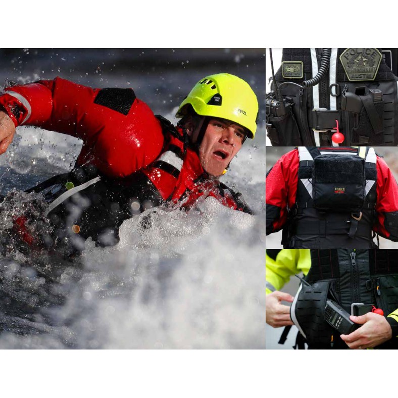 Force6 เสื้อชูชีพกระแสน้ำเชี่ยว Force 6 RescueOps PFD Personal Flotation Device PFD'S พร้อมอุปกรณ์ปร