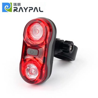 RAYPAL ไฟท้ายไฟกะพริบ จักรยาน ไฟติดหมวก LED รุ่นsafety zooe แสงสีแดง (Red)