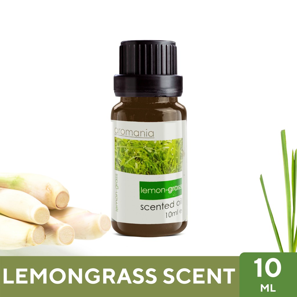 Aroma Oil น้ำมันหอมระเหย กลิ่นตะไคร้ Lemongrass ขนาด 10ml - น้ำมันอโรม่า Fragrance Oil ใช้กับเครื่องพ่นไอน้ำ