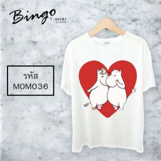 เสื้อยืด น่ารัก ลายmoomin