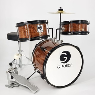 💥โค้ดลด 1000-฿ 🎥 กลองชุดเด็ก G-FORCE : OVERSPEED JUNIOR DRUM SET 3 ใบ สีไม้ ครบชุด ฟรี เก้าอี้+ไม้กลอง+กระเป๋าไม้กลอง