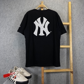 เสื้อยืดลําลอง แขนสั้น ปักลายโลโก้ NY New York สําหรับผู้ชาย และผู้หญิง