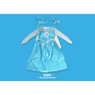 ✅ [7-8Y] Disney Frozen Elsa Snow Queen Costume  ชุดแฟนซีเดรสเอลซ่าแขนยาว