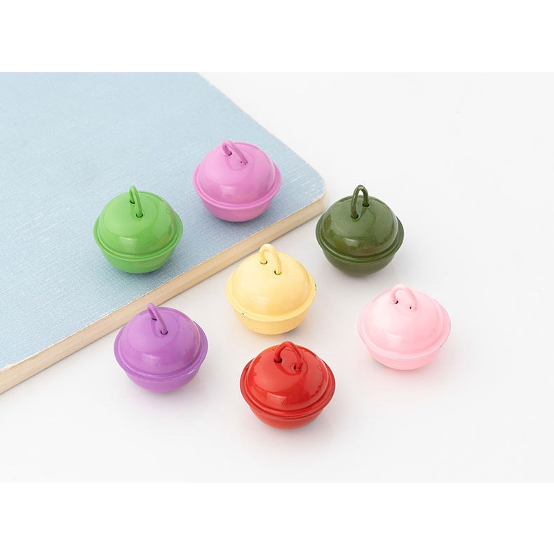 กระดิ่งสัตว์เลี้ยง ขนาดเล็ก จี้กระดิ่งสุนัข แมว การ์ตูน กระดิ่ง ที่มีสีสัน - รูปที่ 3