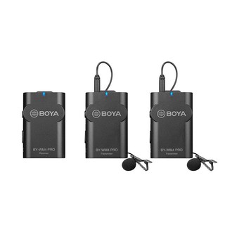 ไมค์ไร้สาย ไมค์อัดเสียง BOYA BY-WM4 PRO K2 Dual Wireless Microphone ไมค์ไลฟ์สด ไม้หนีบปก X70