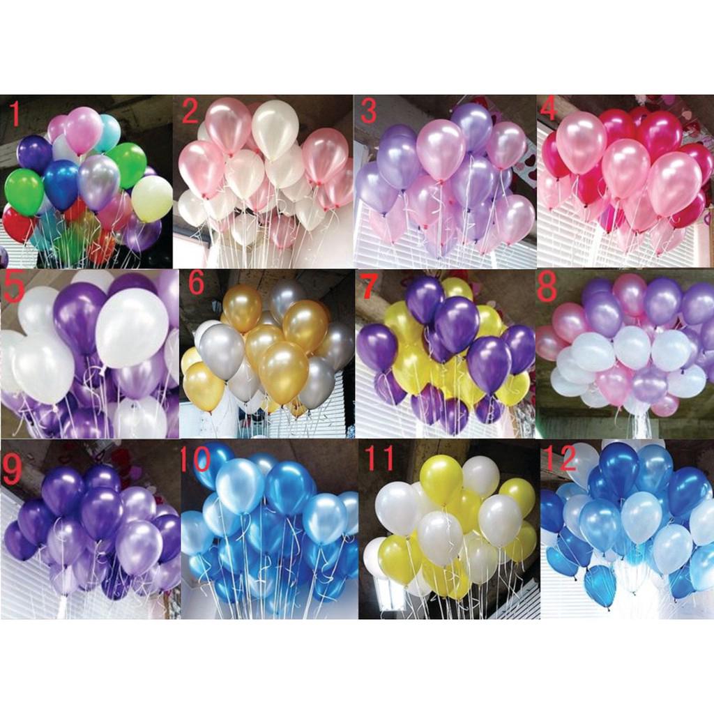 12in Latex Pearl Balloon Birthday/Wedding Party  50pcs