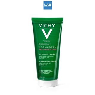 VICHY Normaderm Phytosolution Intensive Purifying Gel 200 ml. - เจลล้างหน้าสำหรับผู้เป็นสิวง่าย