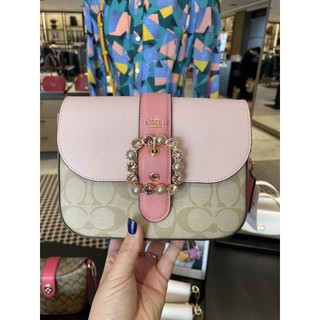 Coach Gemma Crossbody In Colorblock Signature Canvas