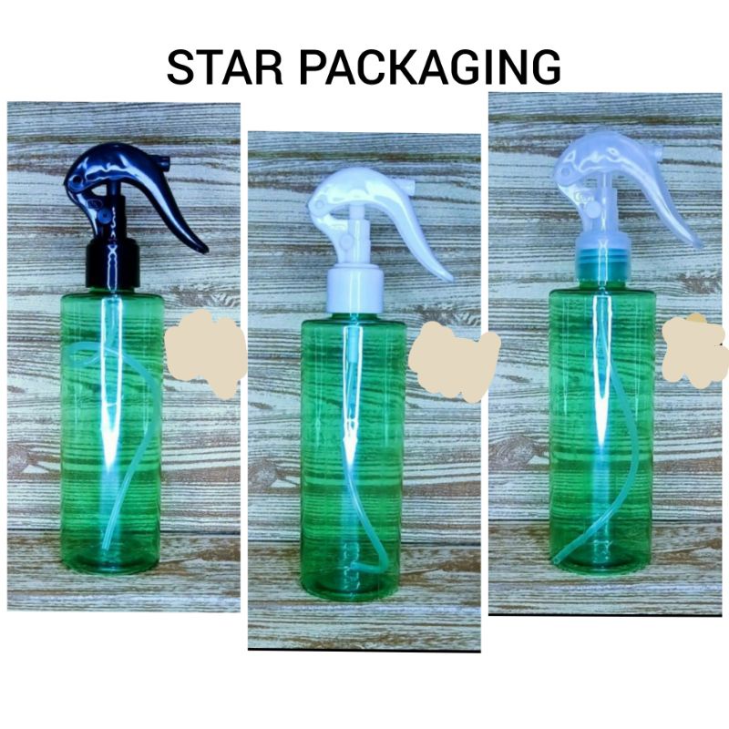 HIJAU 250ml ขวดสีเขียว 250ml ขวดสเปรย์ 250ml ขวดสเปรย์ทริกเกอร์สีเขียวสเปรย์ PET