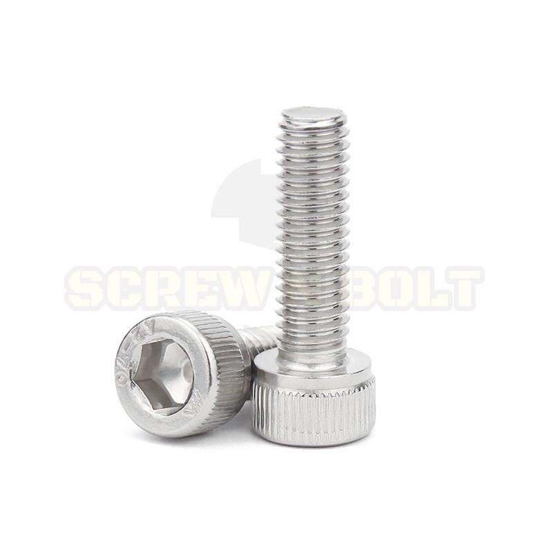 น็อต สกรู หัวจม สแตนเลส 304 เกลียวมิล ตลอด หยาบ M10 / Hex Socket Head Cap Machine Screw SUS304 M10 - รูปที่ 5