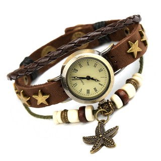 FulluStyle สร้อยข้อมือหนัง ปลาดาว Starfish Made in korea