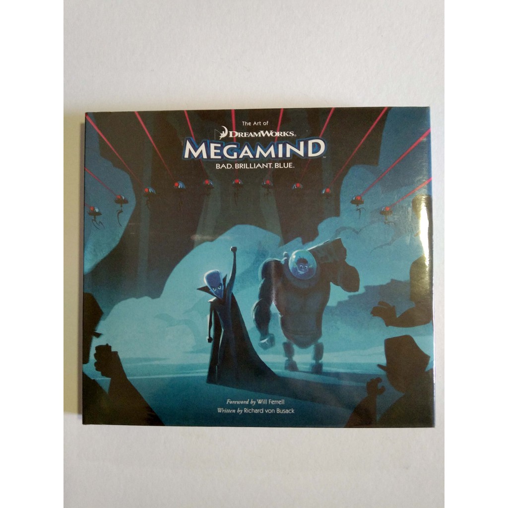 ศิลปะแห่งความฝัน megamind สีฟ้าที่ไม่ดี หนังสือศิลปะ หนังสือ